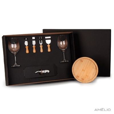 Kit para vinho e queijo