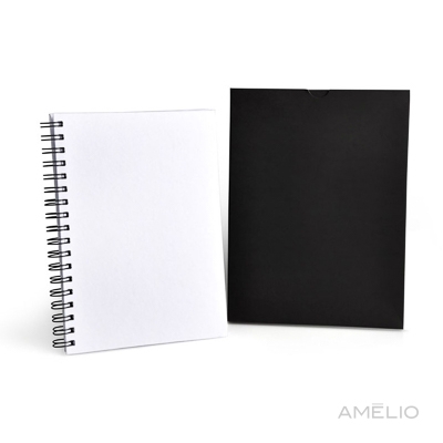 Caderno Pautado Com Wire-O - Branco - 23,5X18Cm - 100 Fls