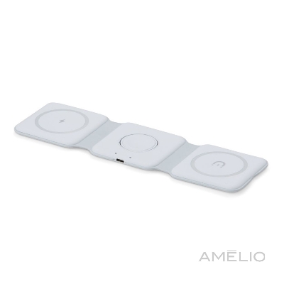 Carregador sem fio magnético triplo para Apple