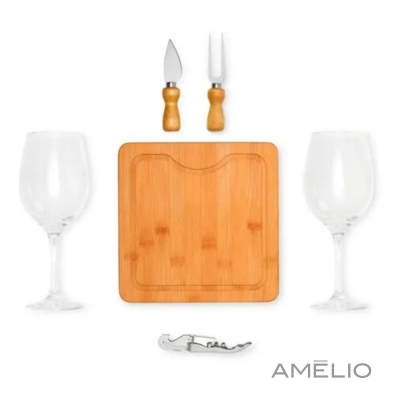Kit Para Queijo E Vinho - 6 Pçs