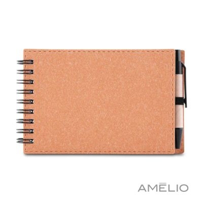 Mini Caderno de anotações com caneta