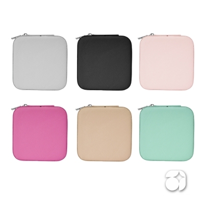 Porta-joias em couro sintético