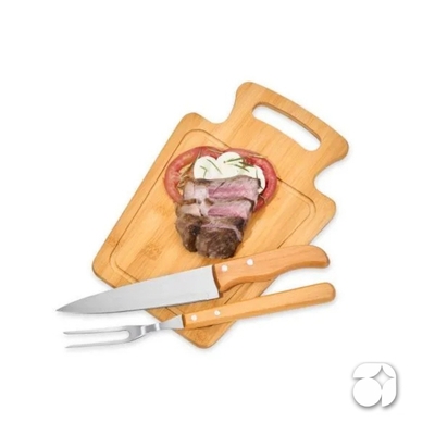 Conjunto para churrasco - 3 pçs