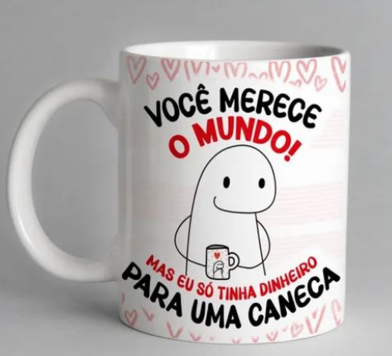 Caneca de Acrílico Personalizada Jundiaí - Caneca Esmaltada Personalizada