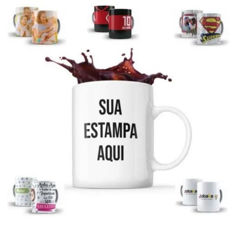 Caneca Personalizada Valor Ribeirão Preto - Caneca de Acrílico Personalizada