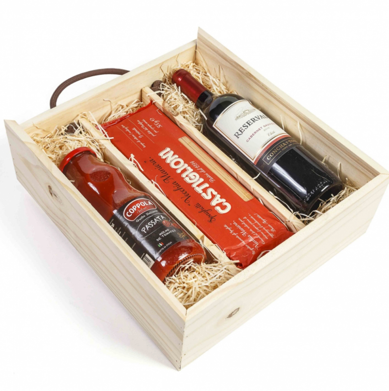 Kit Vinho Gourmet Ribeirão Preto - Kit de Vinho com Duas Taças